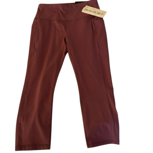 RBX Ultra Luxe Velvety Smooth Capri Leggings, Small, Rose Color, NWT - Picture 2 of 7